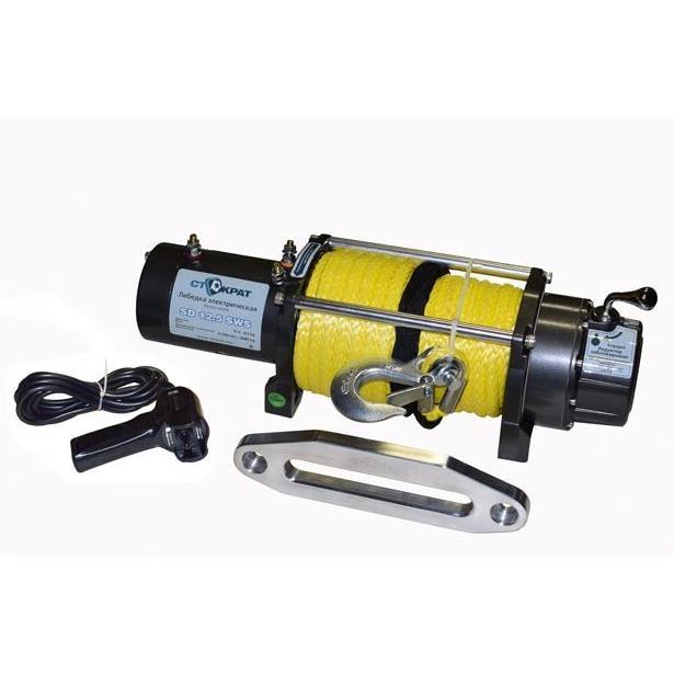 Лебедка электрическая автомобильная СТОКРАТ SD 12.5 SW