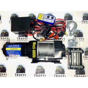 Лебедка электрическая Electric Winch 4000 lbs/1814 кг ATV сталь