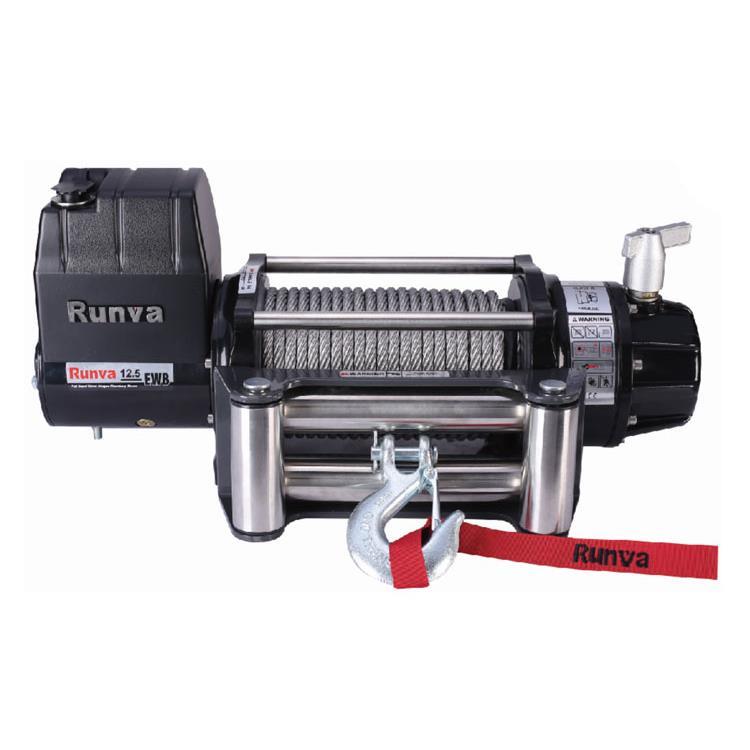 Лебёдка автомобильная электрическая 12V Runva 12500 lbs 5670 кг влагозащищенная