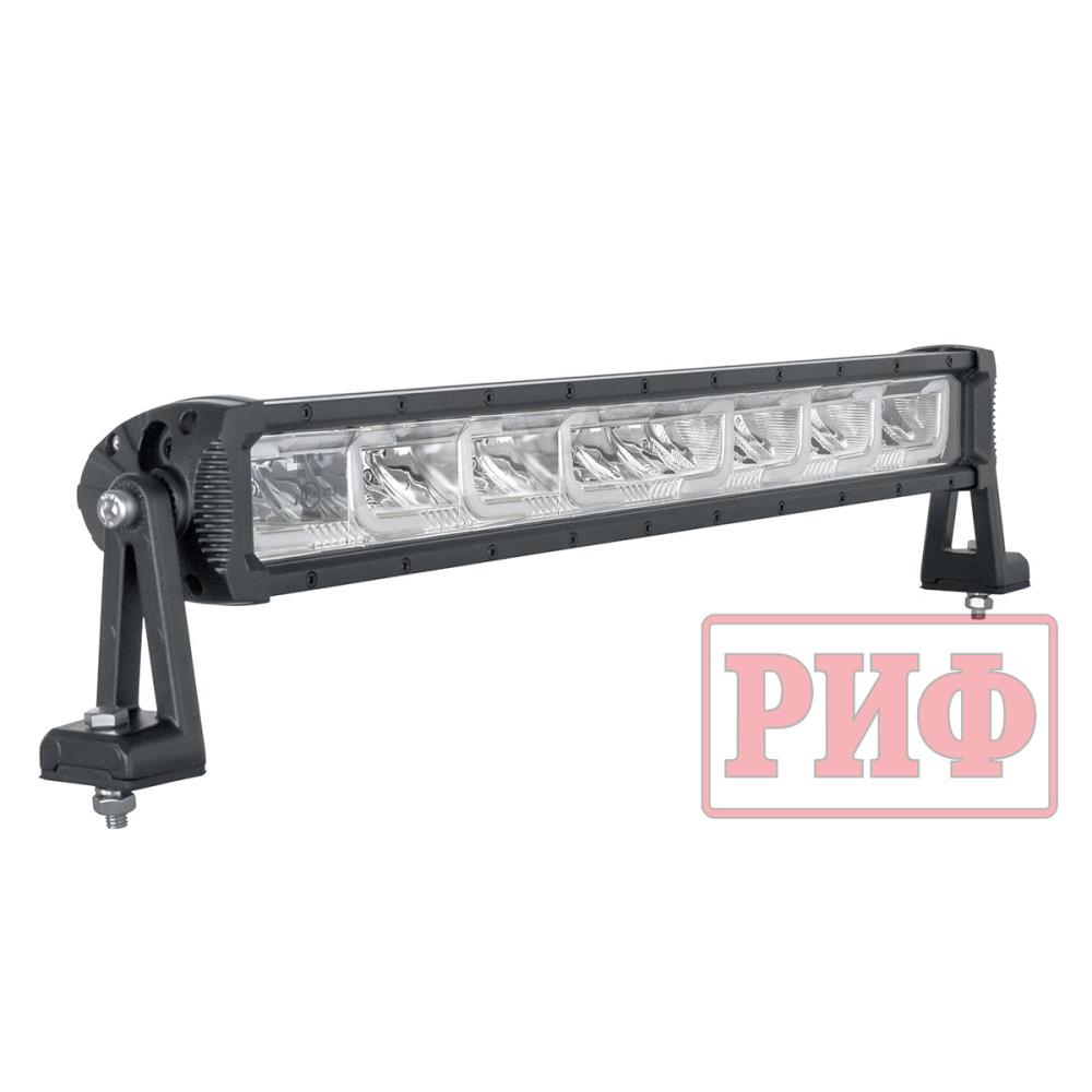 Светодиодная фара водительского света РИФ с ДХО 434 мм 96W