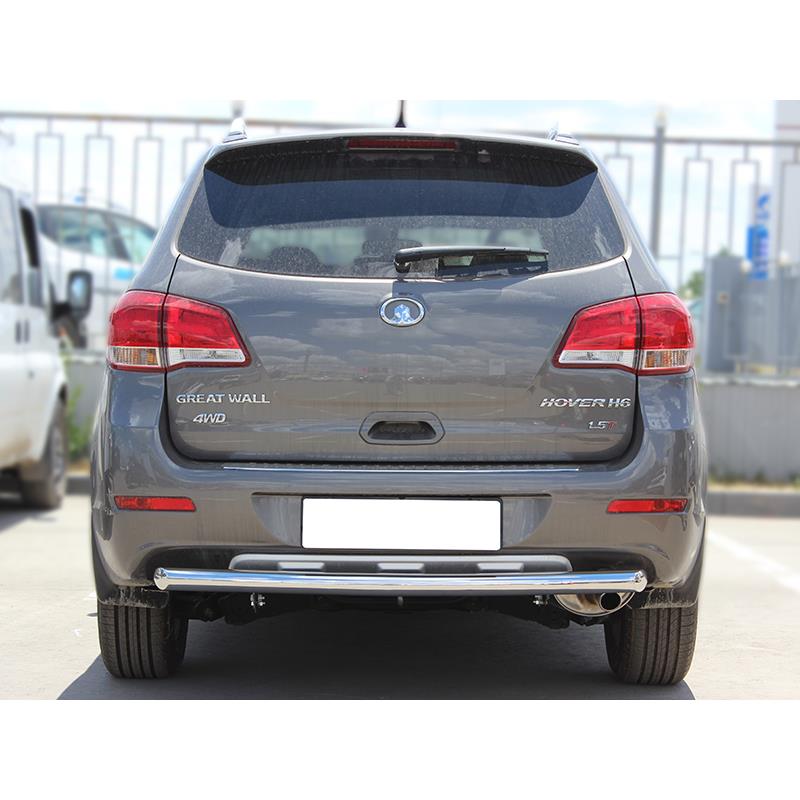Защита заднего бампера радиусная одинарная d-60 Great Wall Hover H6