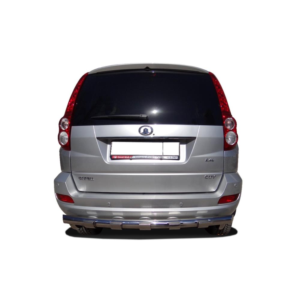 Защита заднего бампера с "зубьями" Great Wall Hover 5 2010