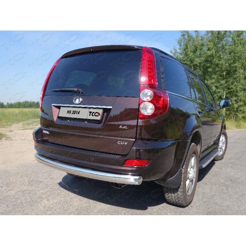 Защита задняя (овальная) 75х42 мм GREAT WALL H5 2014-2017