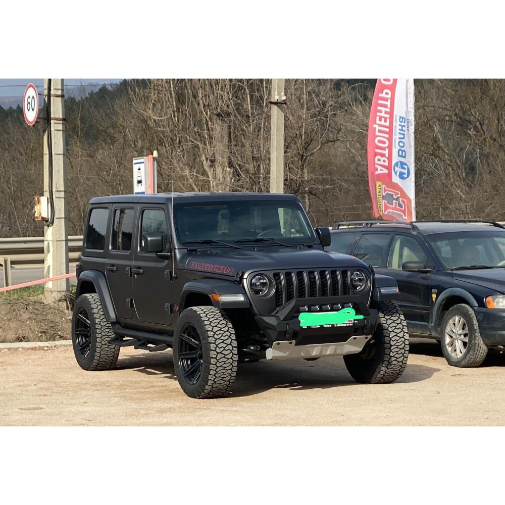 БАМПЕР СИЛОВОЙ ПЕРЕДНИЙ КОРОТКИЙ RIVAL АЛЮМИНИЕВЫЙ ДЛЯ JEEP WRANGLER JL