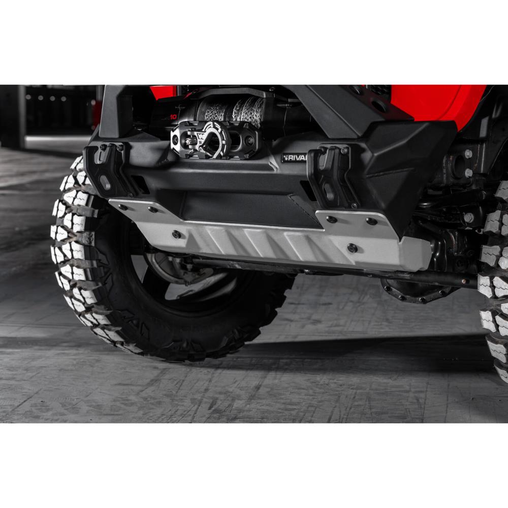 БАМПЕР СИЛОВОЙ ПЕРЕДНИЙ КОРОТКИЙ RIVAL АЛЮМИНИЕВЫЙ ДЛЯ JEEP WRANGLER JL