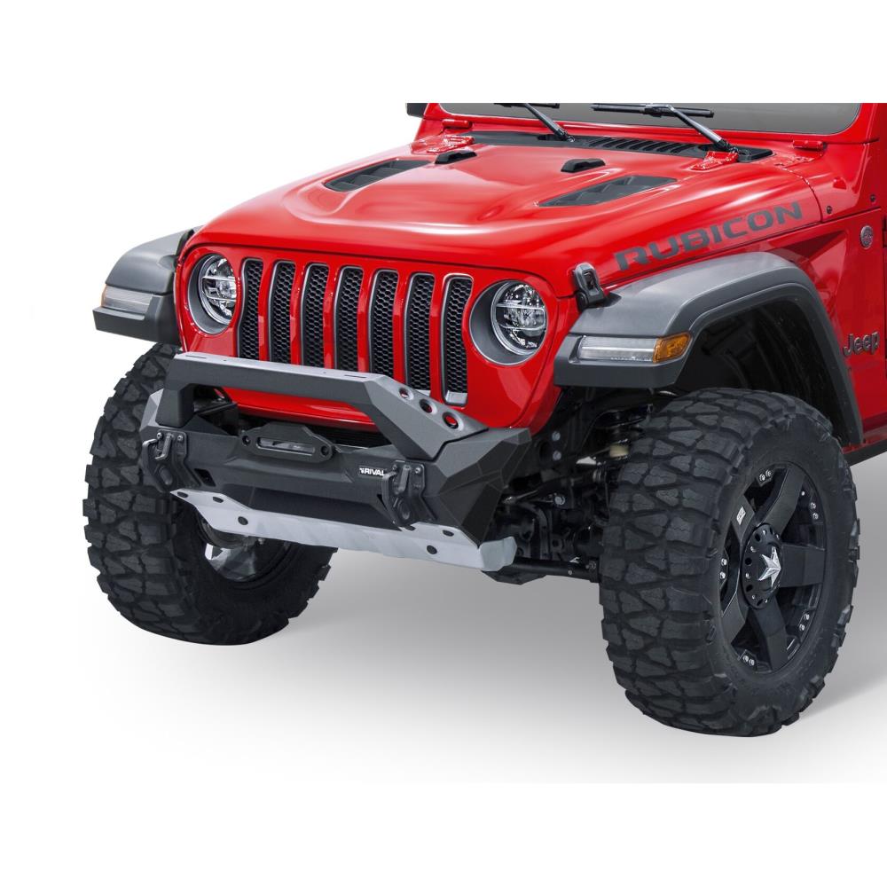 БАМПЕР СИЛОВОЙ ПЕРЕДНИЙ КОРОТКИЙ RIVAL АЛЮМИНИЕВЫЙ ДЛЯ JEEP WRANGLER JL