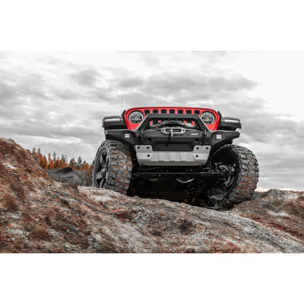 БАМПЕР СИЛОВОЙ ПЕРЕДНИЙ RIVAL АЛЮМИНИЕВЫЙ ДЛЯ JEEP WRANGLER JL