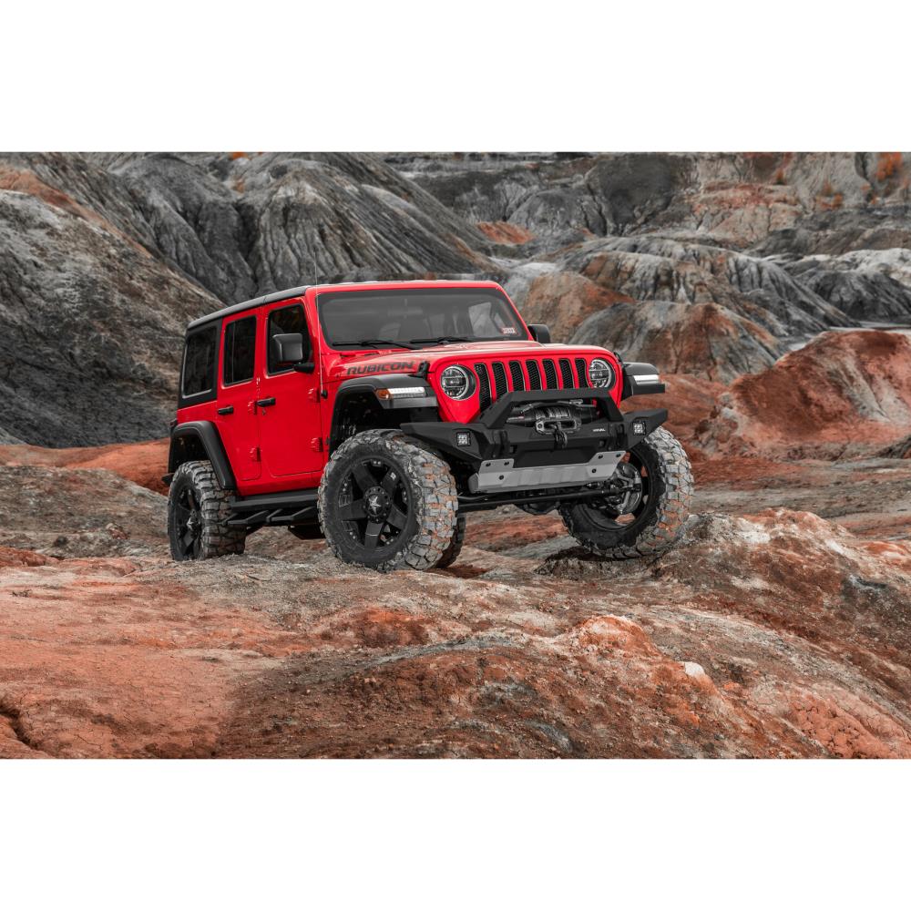 БАМПЕР СИЛОВОЙ ПЕРЕДНИЙ RIVAL АЛЮМИНИЕВЫЙ ДЛЯ JEEP WRANGLER JL