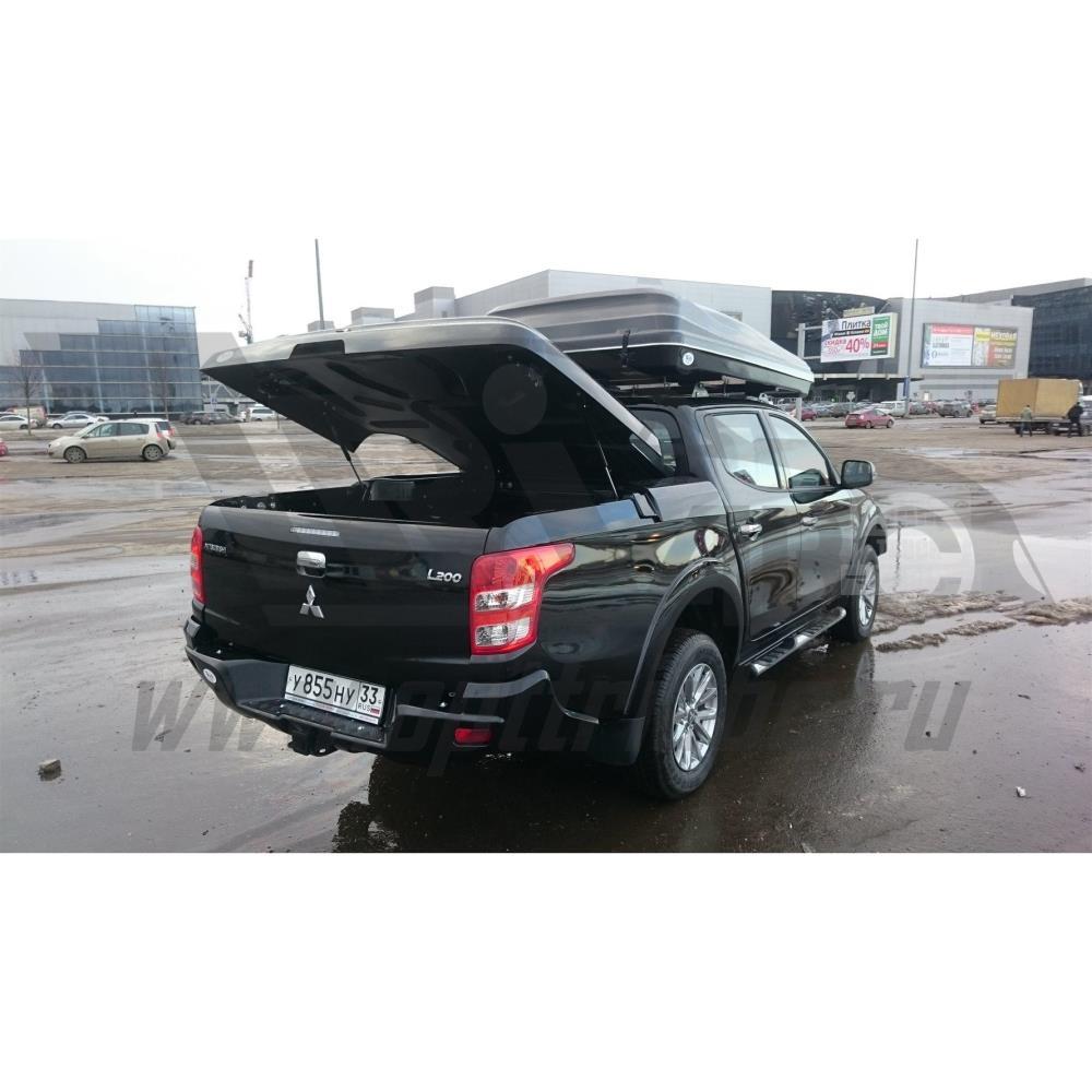 Крышка кузова MITSUBISHI L200 (двойная кабина) (2015-)/FIAT FULLBACK (двойная кабина) (2016-) (черная) АВС-Дизайн