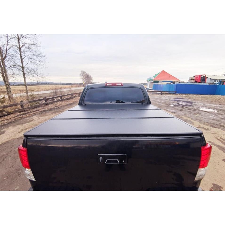 Крышка жесткая H3 DELUXAUTO 3х секционная складная TOYOTA TUNDRA Double Cab