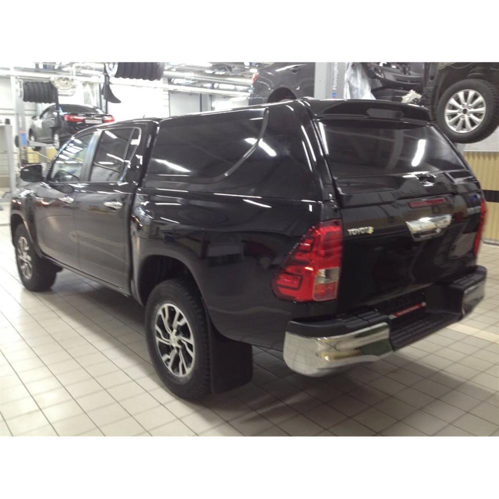 Кунг для Toyota Hilux (двойная кабина) (08.2015-) (черный) (1 дверь)