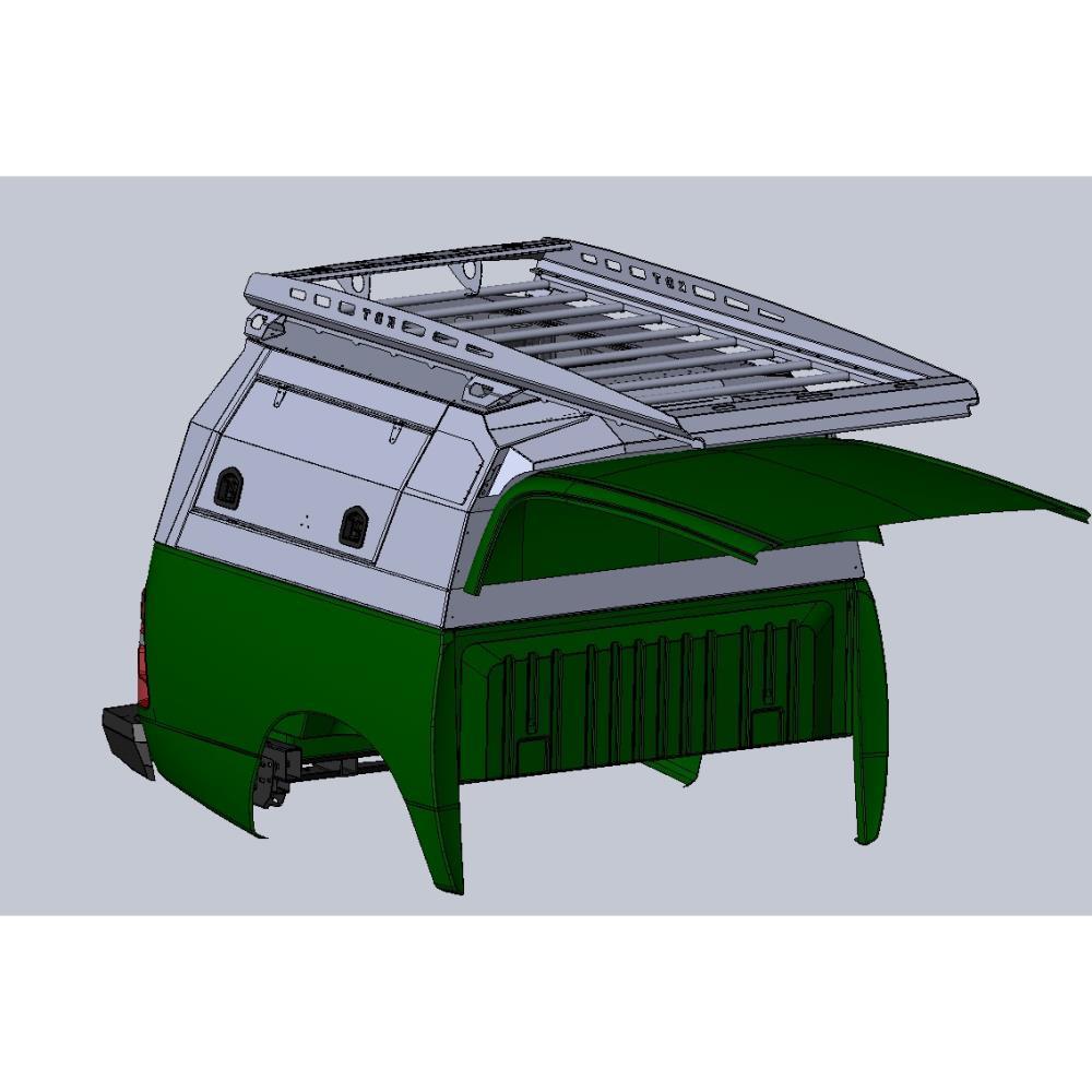 Кунг экспедиционный увеличенный трехдверный «Лабаз» Toyota Hilux после 2015 г.в.