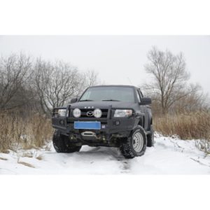 Передний силовой бампер с кенгурином алюминиевый - Mazda BT-50