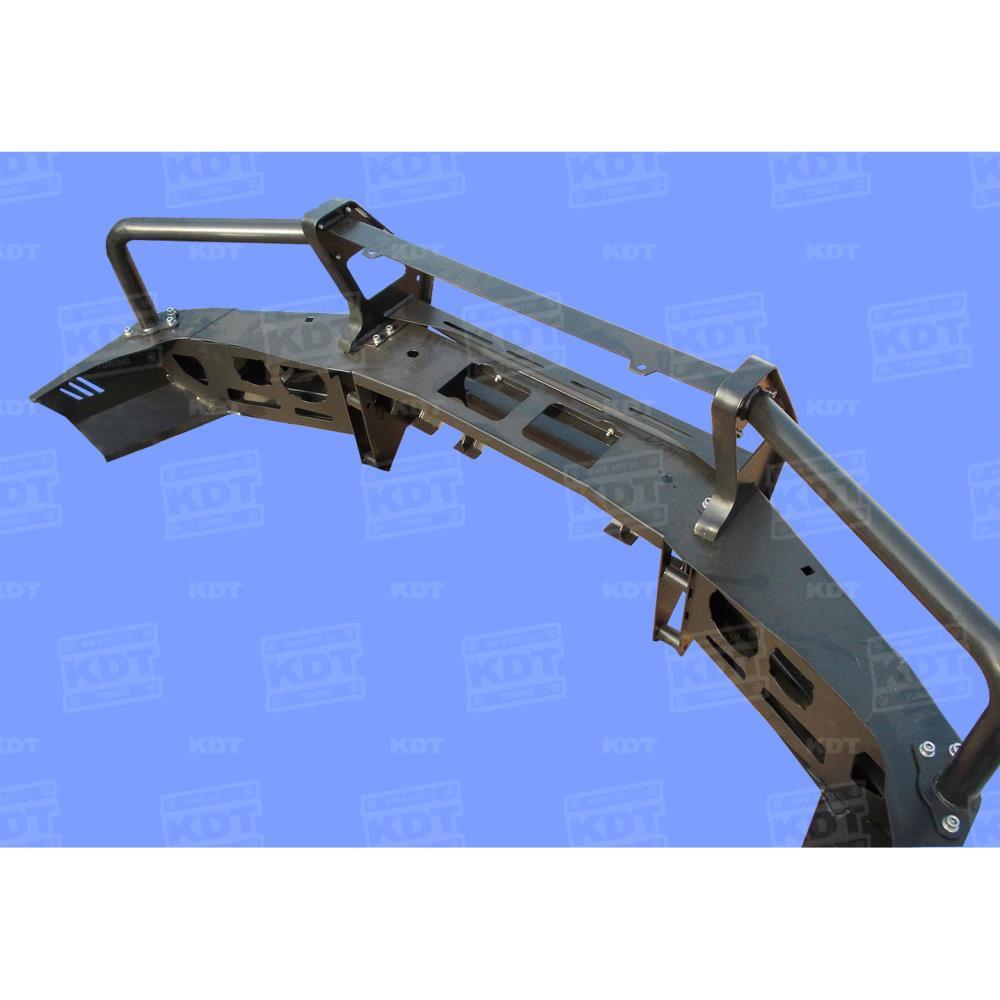 Передний силовой бампер с кенгурином алюминиевый - Toyota Land Cruiser 105/100