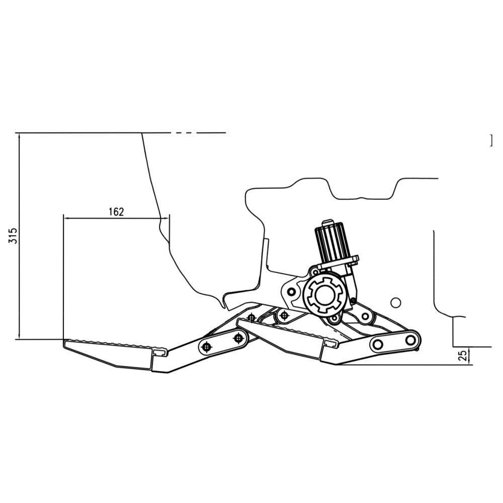 Пороги выдвижные E-BOARD DELUXAUTO электрические Dodge RAM 1500
