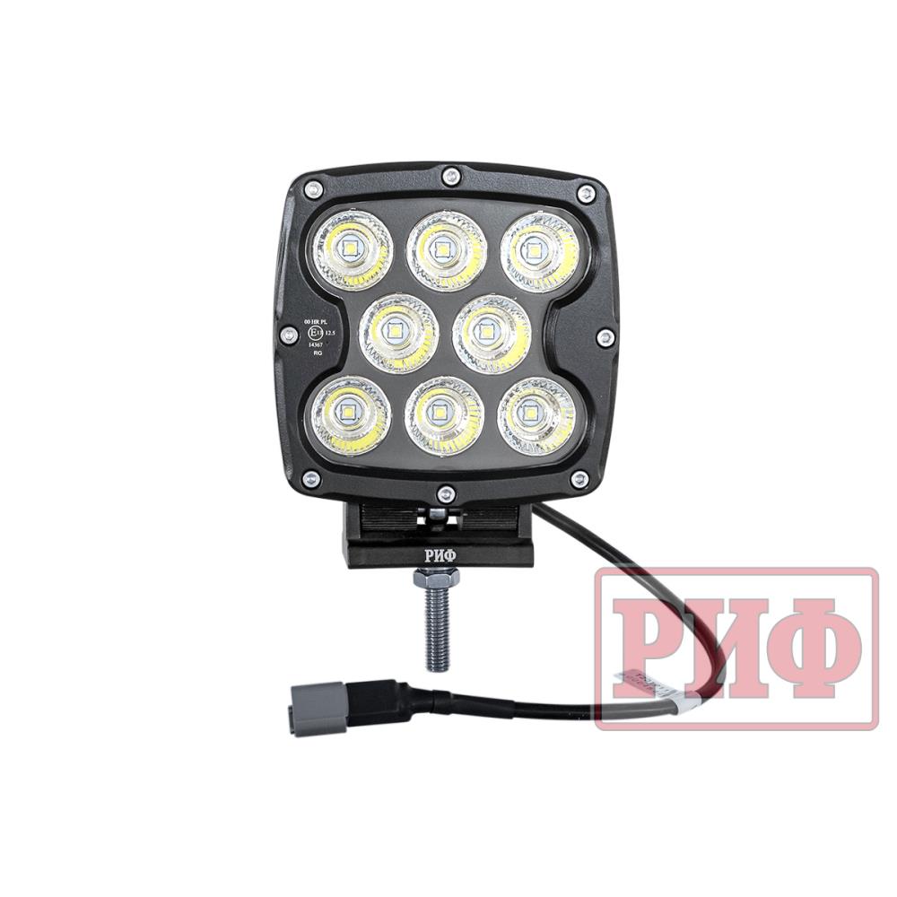 Светодиодная фара водительского света РИФ 127 мм 60W