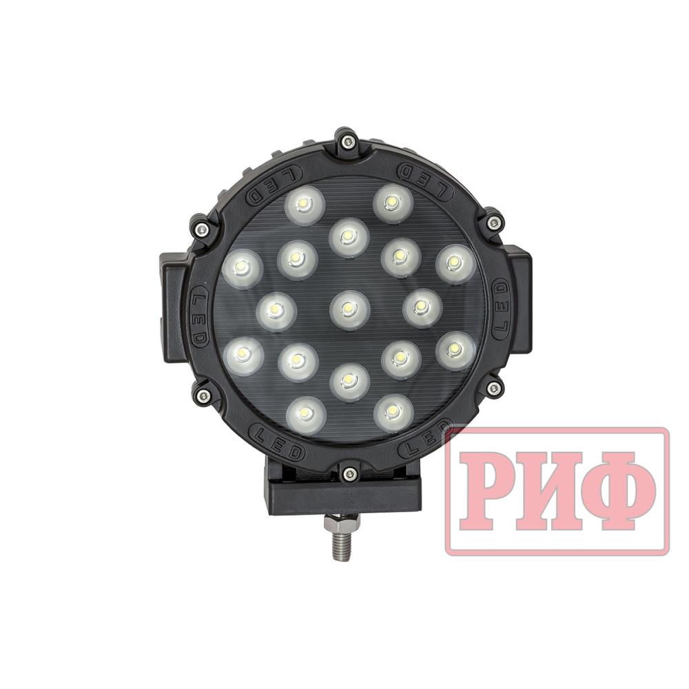 Светодиодная фара водительского света РИФ 202 мм 51W LED