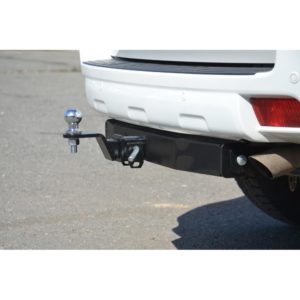 ТСУ /съемный квадрат/ с ОКРАШЕН накладкой TOYOTA LC PRADO 150 2009-/ LC Prado 120 2002-09
