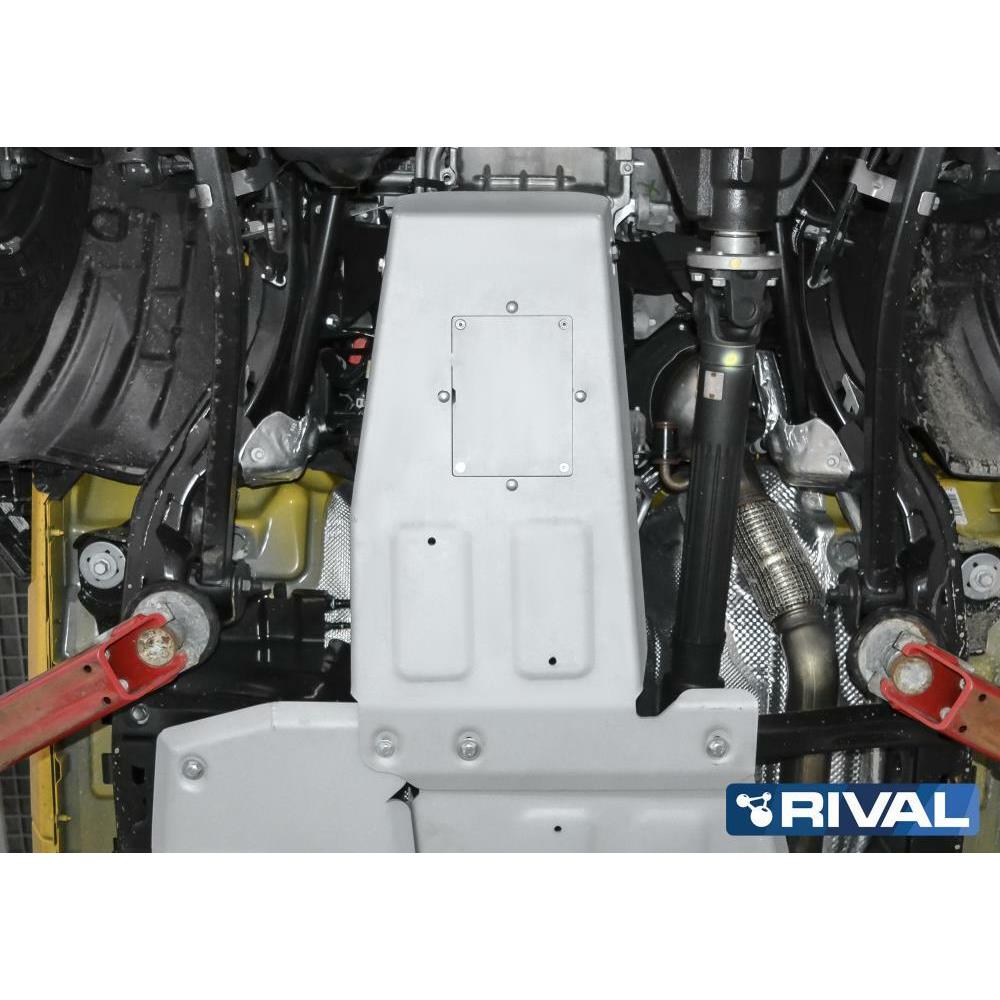 ЗАЩИТА КАРТЕРА RIVAL АЛЮМИНИЕВАЯ ДЛЯ JEEP WRANGLER JL (2018+)