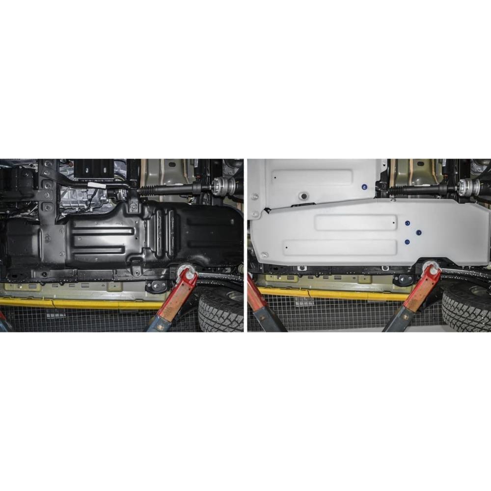 ЗАЩИТА ТОПЛИВНОГО БАКА RIVAL АЛЮМИНИЕВАЯ ДЛЯ JEEP WRANGLER JL 2 двери (2018+)